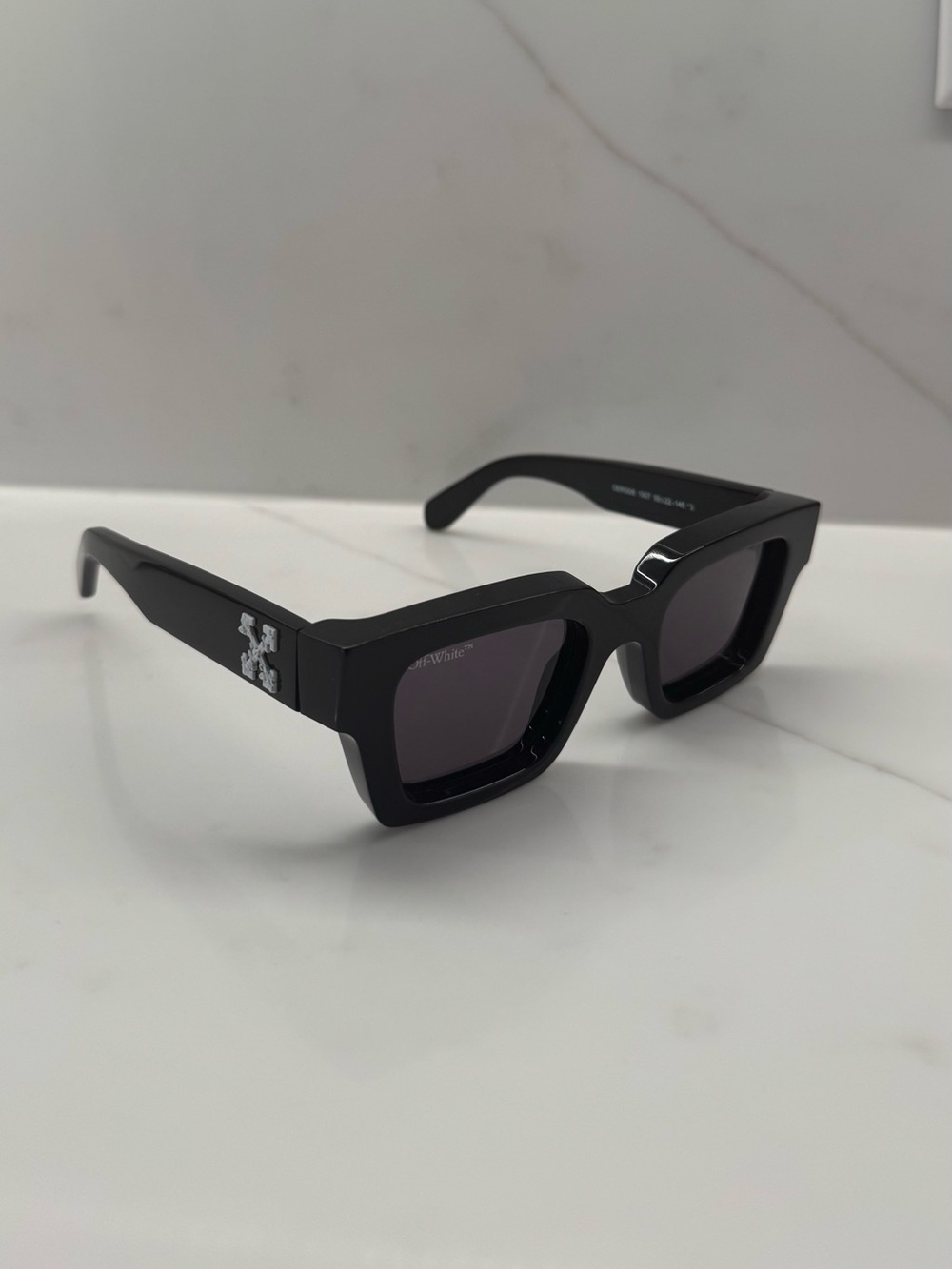 Off-White Virgil Sunglasses - Black/Dark Grey - Unisex